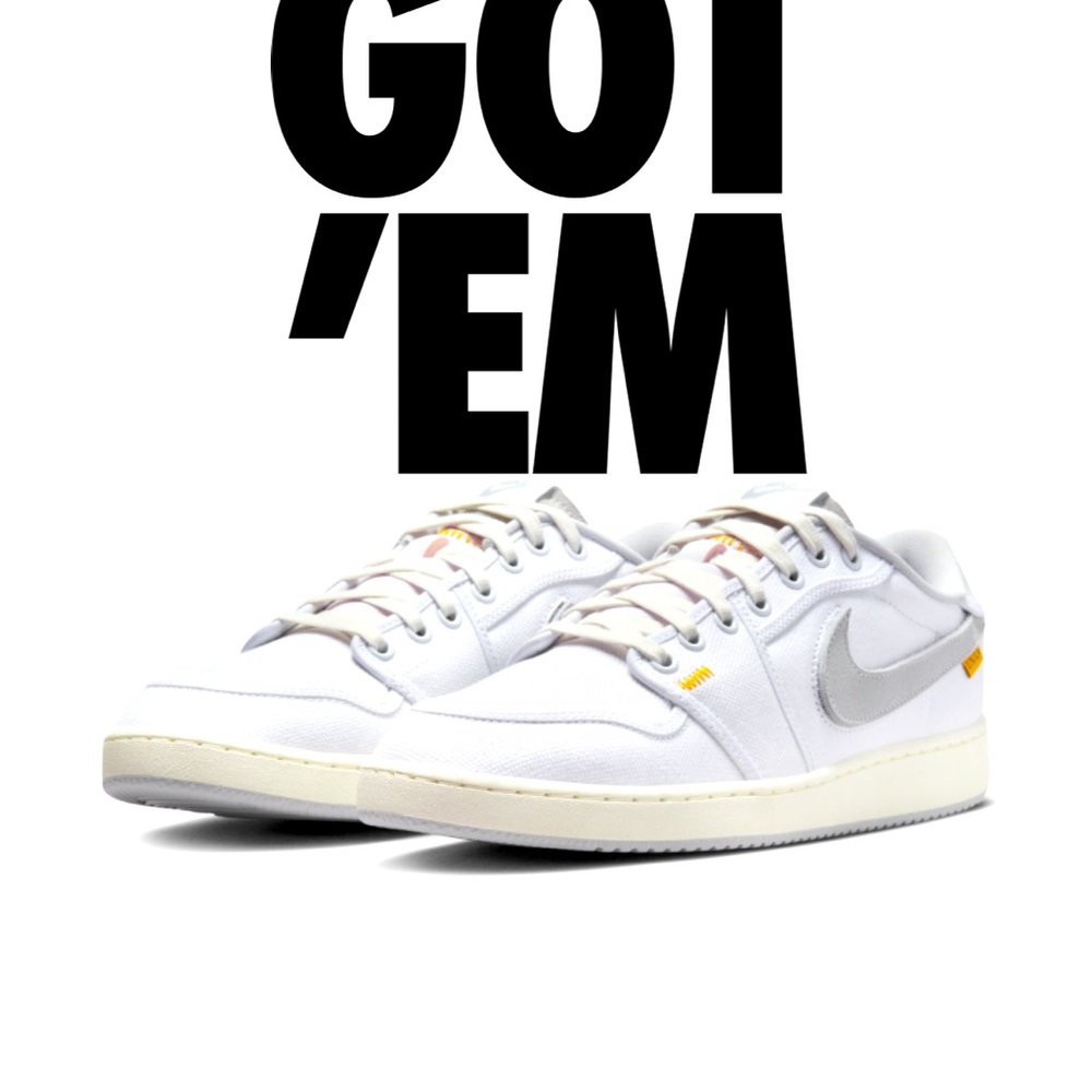 Air Jordan 1 Low AJKO x Union Los Angeles Sail Canvas size 14 Mens New